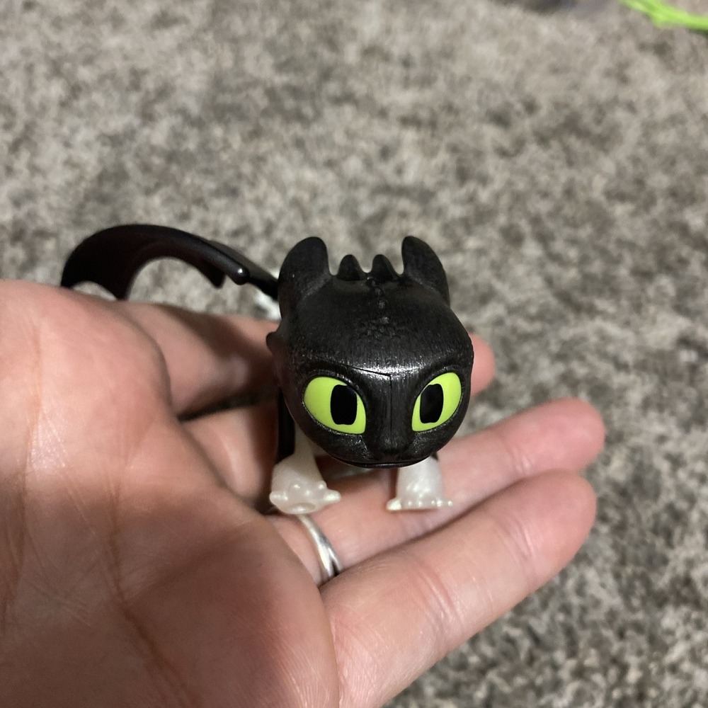 Playmobil Baby Black Dragon Figure Green Eyes How To Train Your Dragon